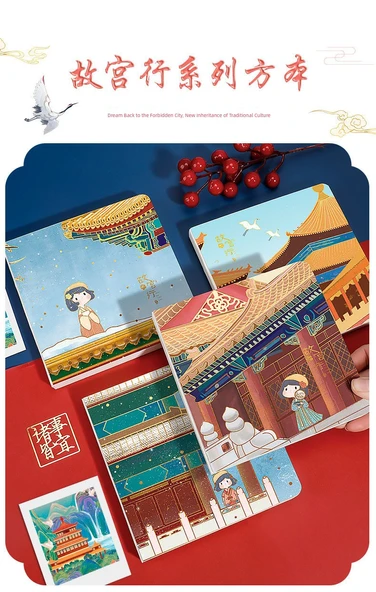 İmparatorluk Sarayı Mühürü Defteri - Mia Yasak Şehir Turu-Cangtai Boş İç Sayfa - Resim 8