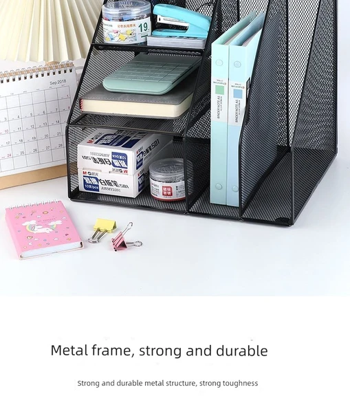 Metal Dosya Kutusu - Mürekkep Renk İki Sütun Üç Kat - 11
