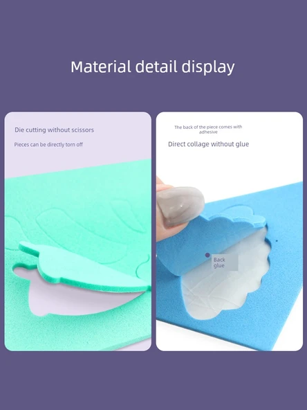 3D Süper Işık Çıkartma DIY Kiti - 10 Adet - 6