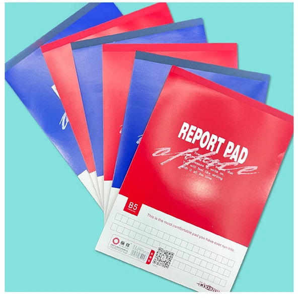 Mavi Deri Izgara El Yazısı Kağıdı - 2 Dikey 400 Izgara (Rastgele Renk) - Resim 12