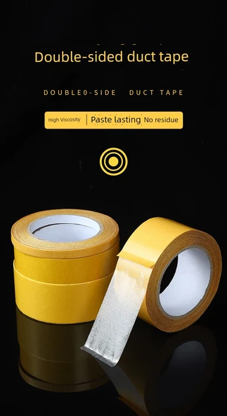 Çift Taraflı Kumaş Bant - 3cm Genişlik x 18m Uzunluk - 7