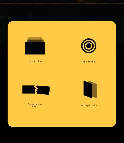 Çift Taraflı Kumaş Bant - 5cm Genişlik x 9m Uzunluk - 8