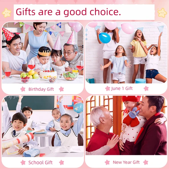 Çocuk Günü Küçük Patates Kırtasiye Hediye Kutusu Seti - Küçük Patates El Hesap Goo Kart Hediye Kutusu 204 Parça Set + Sessiz Kitaplar - Resim 6