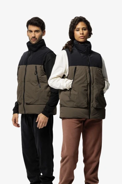 Dellbrueck Unisex Kahverengi Yelek 1207621-4610