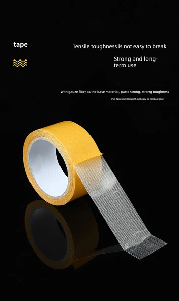 Çift Taraflı Kumaş Bant - 2cm Genişlik x 4.5m Uzunluk - 11