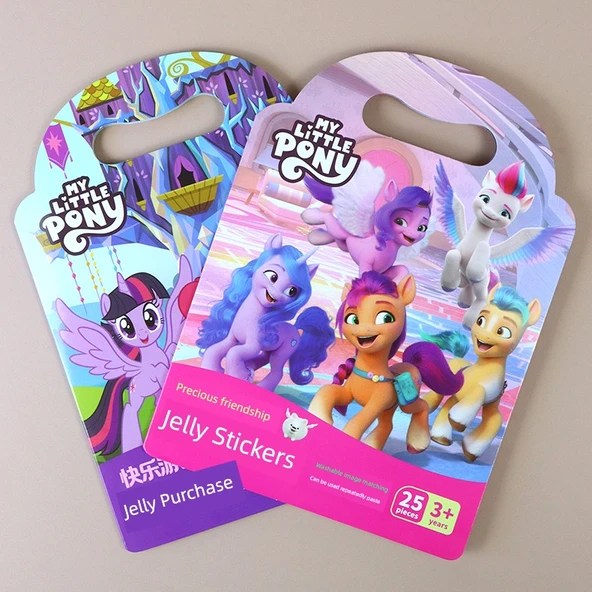 Çocuklar için Jel Çıkartma Kitabı - Pony Paulie Magnetik Sessiz Kitap - 1 - Resim 7