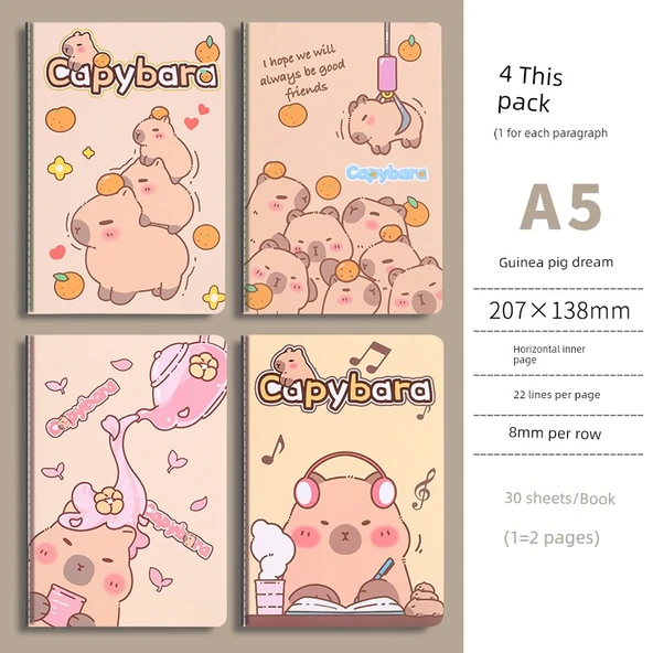 A5 Karikatür Defter - 4 Bu Gine Domuzu Rüyası