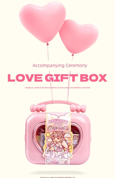 Çocuk Günü Küçük Patates Kırtasiye Hediye Kutusu Seti - Küçük Patates El Hesap Goo Kart Hediye Kutusu 204 Parça Set + Sessiz Kitaplar - Resim 9