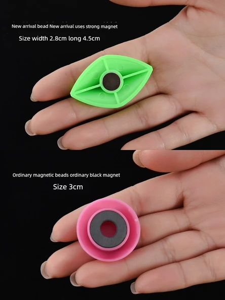 Eğitici Manyetik Boncuklar 4.5CM Pembe Sarı Mavi 30'lu Kutu - 5
