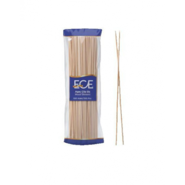 Ece Bambu 100 ADET 25 cm Çöp Şiş
