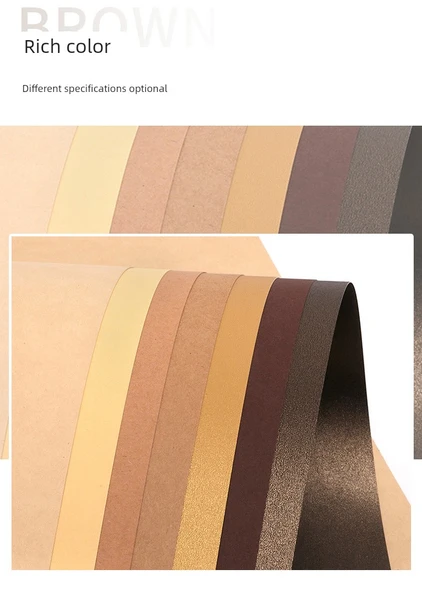 Kraft Karton Kağıt - Tam Açık (78*109cm) Kahverengi 5 Sayfa - 8