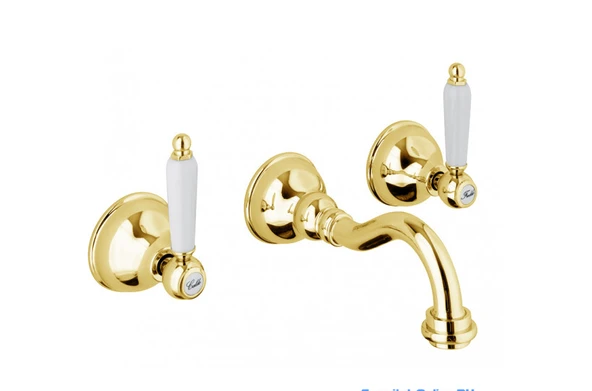 Webert Dorian 3 Deli̇kli̇ Ankastre Lavabo Bataryasi Altin