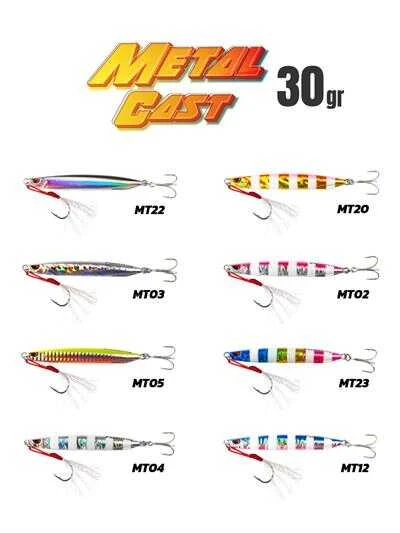 Fujin Metal Cast 30gr Shore Jig Metal Yem  MT39 Crash Crown