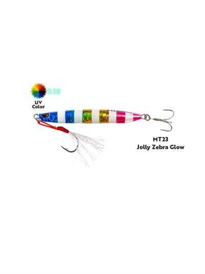 Fujin Metal Cast 60gr Shore Jig Metal Yem  MT20 Gold Pink Zebra Glow - Resim 8