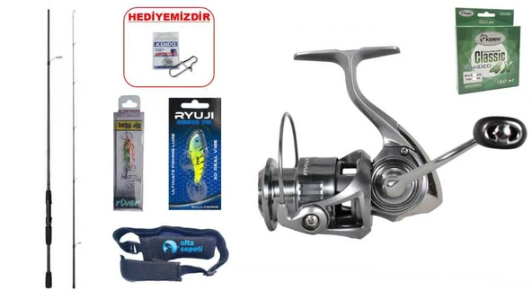 Okuma Wave Power 213 cm 0-8 gr & Ryuji Diamond 2000S LRF SETİ