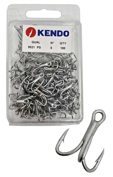 Kendo 9021 PS Faultless Treble 100 Adet 3 lü Çarpma İğnesi  6