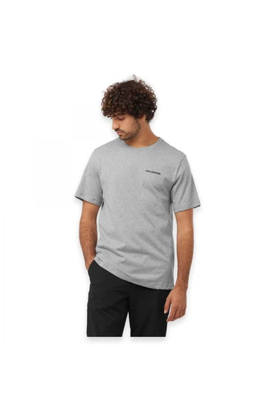 Lc2219 Graphic Perf Ss Tee Tişört Erkek T-shirt Gri
