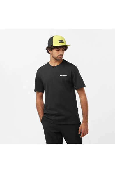 Lc2219 Graphic Perf Ss Tee Tişört Erkek T-shirt Siyah