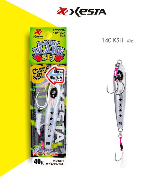 XESTA SCRAMBLE BABY FLARE SLJ 40G JIG KSH - 2