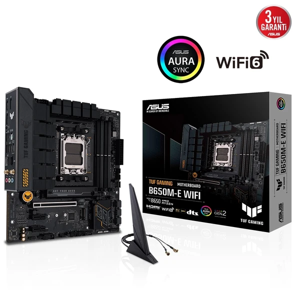 TEKNOTEG - ASUS TUF GAMING B650-E WIFI DDR5 8000+(OC) DP HDMI ATX AM5