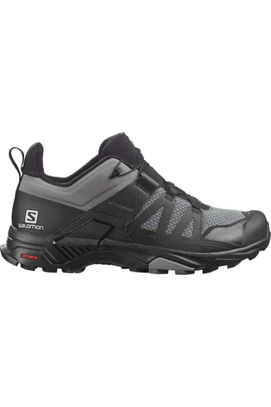 X Ultra 4 L41385600 Outdoor Hiking Erkek Patika Koşu Ayakkabısı Siyah-gri