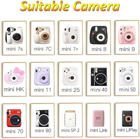 Fujifilm Instax Mini Instant Film (3 İkiz Paket, Toplam 60 Resim) - 6