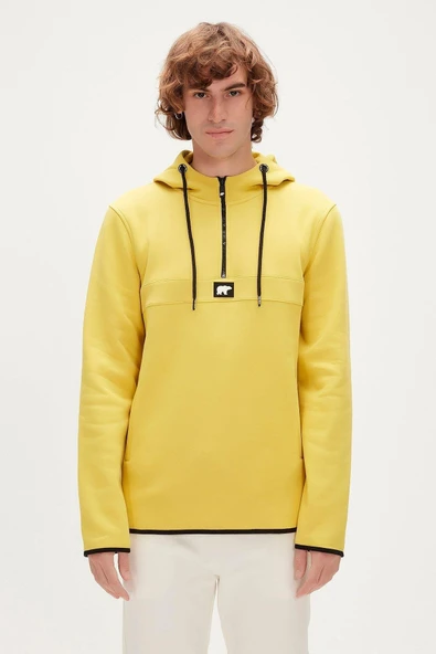 Defence Half-zip Hoodie Hardal Yarım Fermuarlı Kapüşonlu Erkek Sweatshirt