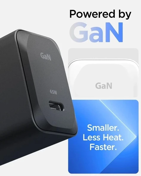 Spigen GaN III 352 35W 2 Bağlantı Noktalı Kompakt Katlanabilir Çift USB C Duvar Şarj Cihazı PD PPS - 3