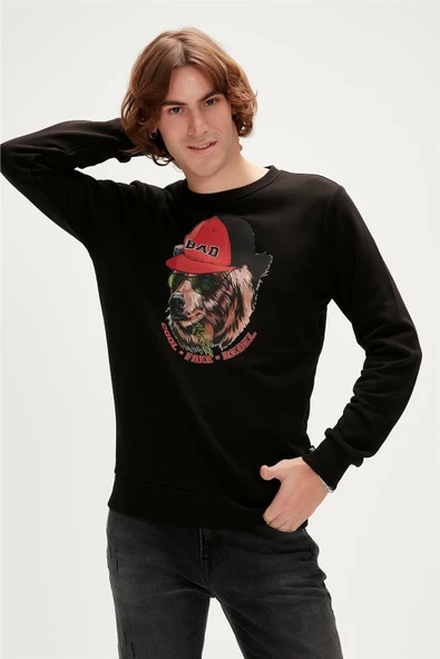 Rebel Crewneck Erkek Sweatshirt