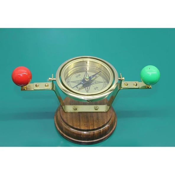 KENPAZAR Masa Üstü Pirinç Filika Pusulası - 2