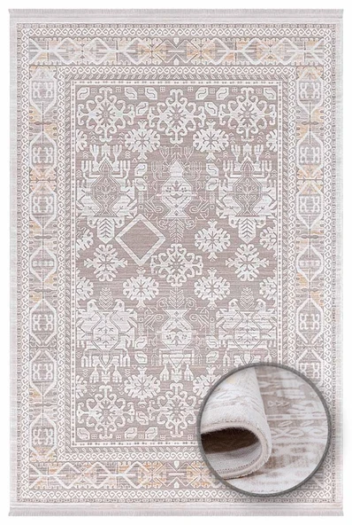 Duru Halı Yolluk Halısı 80x300 Maçka 2103A Bej