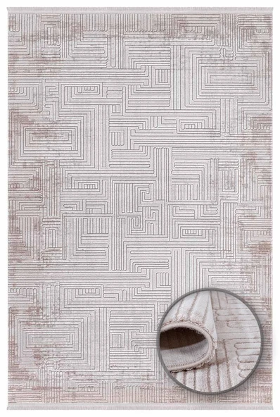 Duru Halı Oda Halısı 120x180 Maçka 2102A Bej