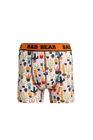 Cactus Off-white Beyaz Kaktüs Desenli Erkek Boxer