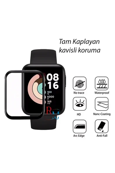 Xiaomi Mi Watch Lite ile Uyumlu Esnek Nano Ekran Koruyucu - 4