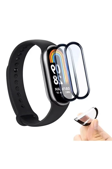 Xiaomi Mi Band 8  ile  Uyumlu Esnek  Nano Ekran Koruyucu
