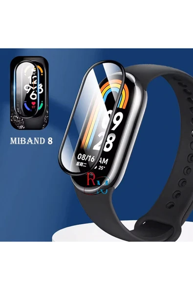 Xiaomi Mi Band 8  ile  Uyumlu Esnek  Nano Ekran Koruyucu - 4
