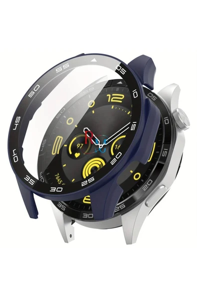 Huawei Watch GT3 46 mm  ile Uyumlu Kasa ve Ekran Koruyucu 360 Koruma Kapak - 1