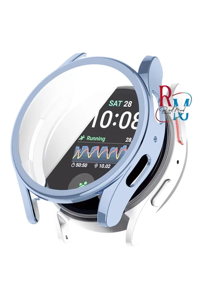 Samsung Galaxy Watch 7 40 mm ile Uyumlu Kasa ve Ekran Koruyucu 360 Koruma Kapak - 2