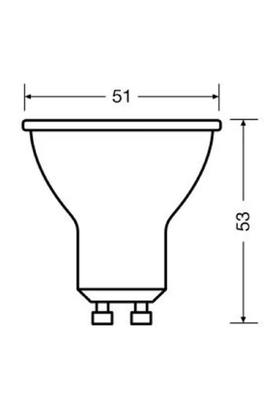 Osram Led 6.9W 3000K 575lm GU10 Duy Sarı Işık Spot Lamba - 8