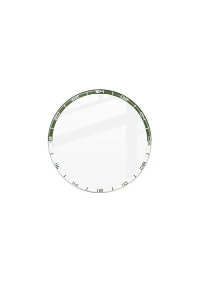 Huawei GT4 46 mm Uyumlu Yeşil Beyaz Kadran Tasarımlı Ekran Koruyucu Esnek Pet Film - 2