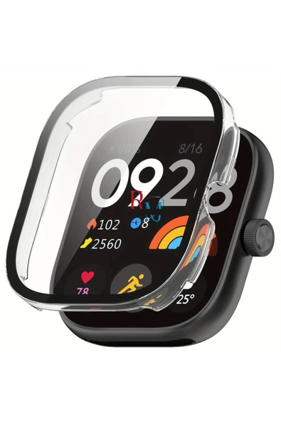 Xiaomi Redmi Watch 4 ile Uyumlu Kasa ve Ekran Koruyucu 360 Koruma Kapak - 2