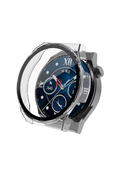 Huawei Watch GT3 Pro 46 mm  ile Uyumlu Kasa ve Ekran Koruyucu 360 Koruma Kapak