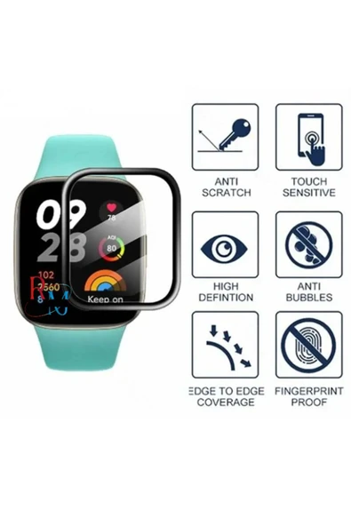 Xiaomi Redmi Watch 3 Active ile Uyumlu Esnek Nano Ekran Koruyucu V - 2