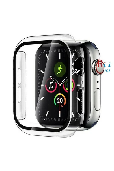 Apple Watch Se 4 5 Seri 40 mm ile Uyumlu Kasa ve Ekran Koruyucu 360 Koruma Kapak