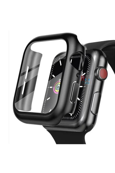 Apple Watch Seri 7 8 9 45mm İle Uyumlu Kasa ve Ekran Koruyucu 360 Koruma Kapak