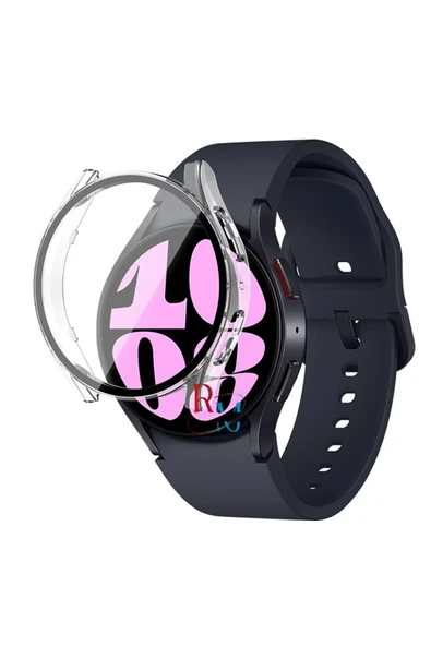 Samsung Galaxy Watch 5 40 mm  ile Uyumlu Kasa ve Ekran Koruyucu 360 Koruma Kapak - 2