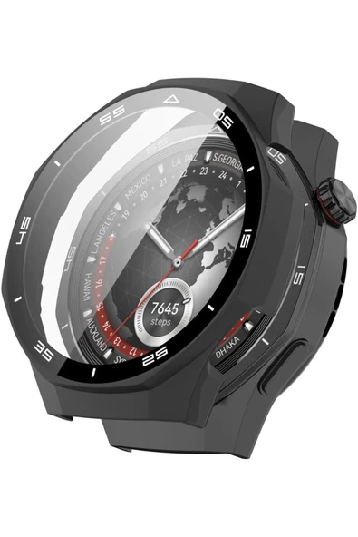 GT5 Pro 46 MM ile Uyumlu Kadranlı Kasa  ve Ekran Koruyucu 360 Koruma Kapak