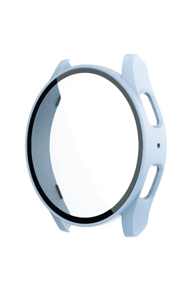 Samsung Galaxy Watch 7 40 mm  ile Uyumlu Kasa ve Ekran Koruyucu 360 Koruma Kapak - 1