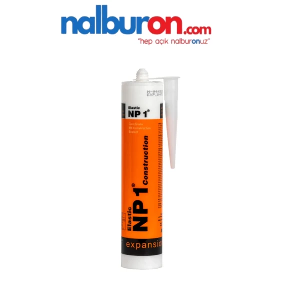 NP1 Güçlü Yapistirici Çatı Beton Su İtici Silikon 290ml Beyaz