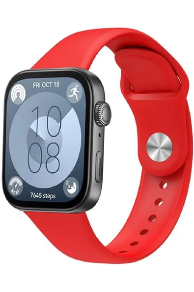 Huawei Watch Fit 4 Pro / Fit 4 / Fit 3 Ile Uyumlu Soft Spor Klasik Terletmeyen Silikon Kayış Kordon